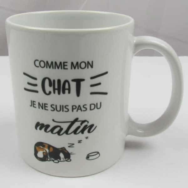 tasse-comme mon chat je ne suis pas du matin