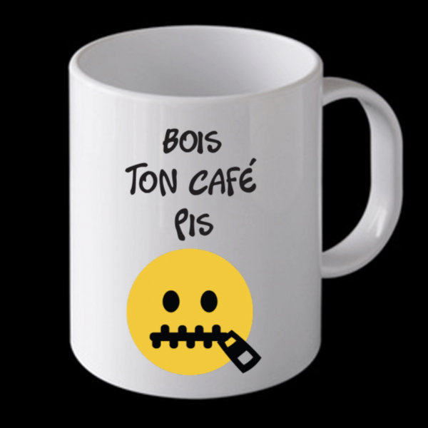 tasse-bois ton café pis...
