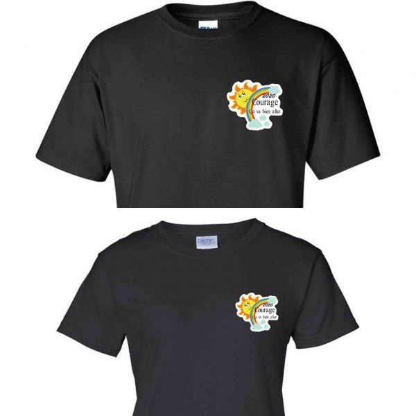T-shirt - courage ca va bien aller