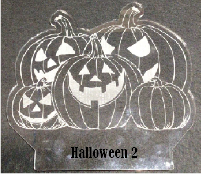 Plaque pour lampe Halloween 2