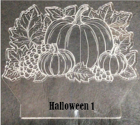 Plaque pour lampe Halloween 1