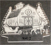 Plaque pour lampe Noël 2