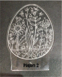 Plaque pour lampe Pâques 2